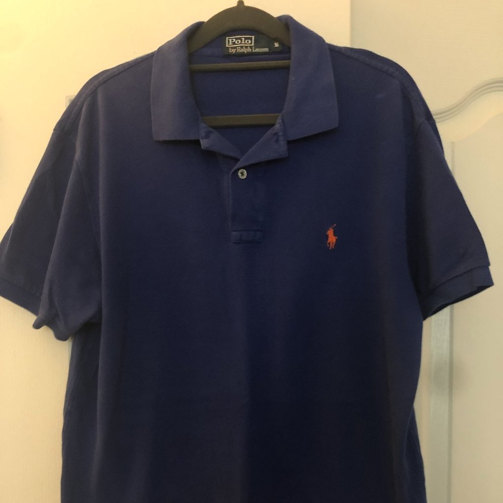 Ralph Lauren Classic Fit Mesh Polo (Royal Blue)(M)